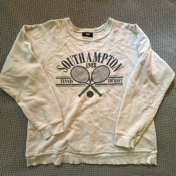 NWOT Original Retro Brand SOUTH HAMPTON TENNIS TOURNEY Sweatshirt 🎾 - Picture 5 of 5